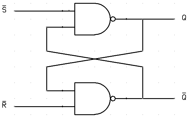 SR latch circuit diagram